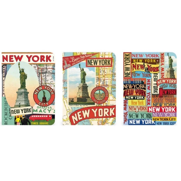 Set of 3 Cavallini & Co. New York Mini Notebooks, 4 x 5 Inches - NWT - Picture 7 of 11